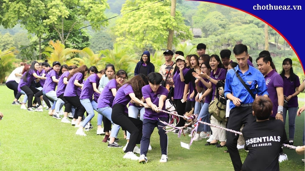 Cho thuê dây thừng kéo co cho hội thao, teambuilding