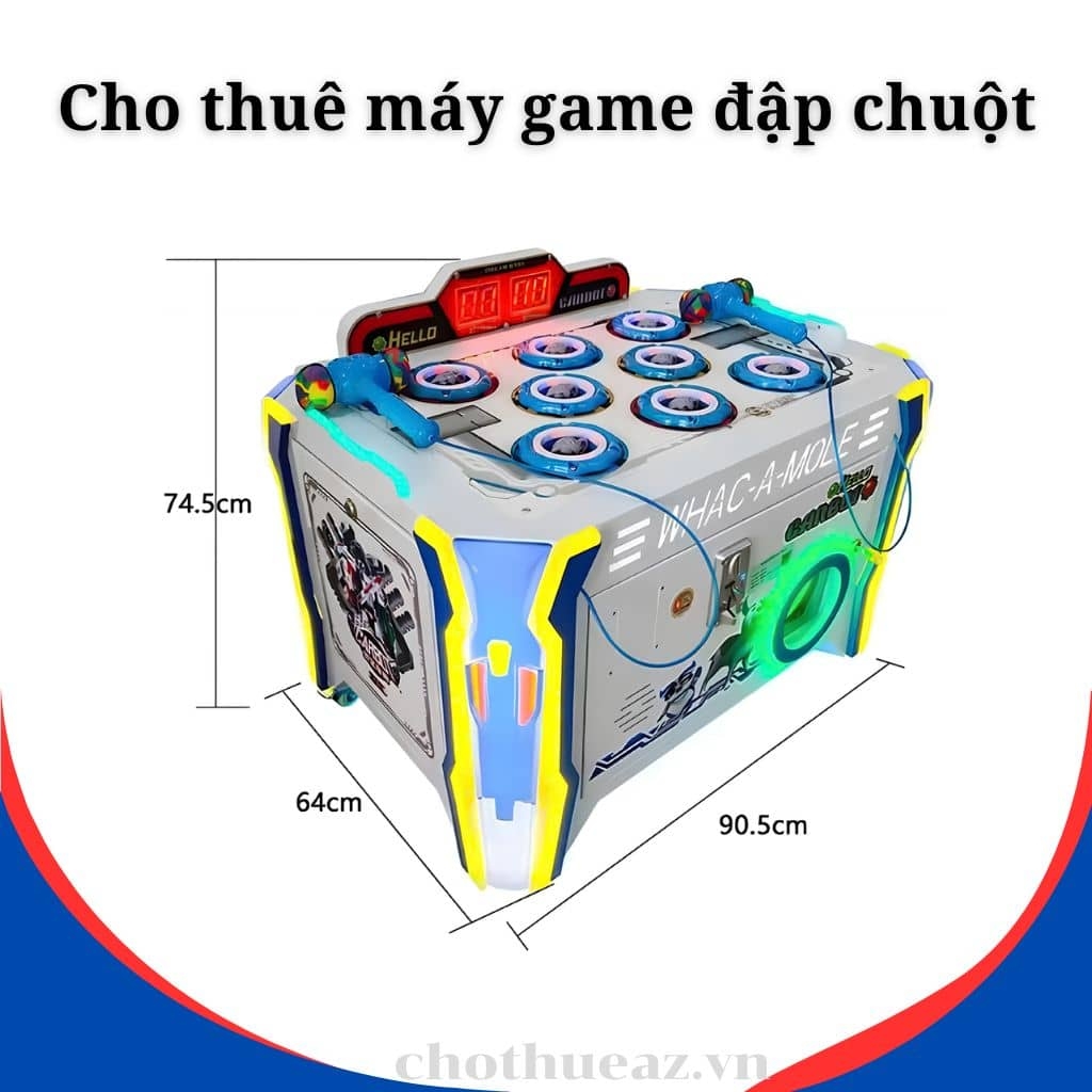 Cho thuê máy game đập chuột