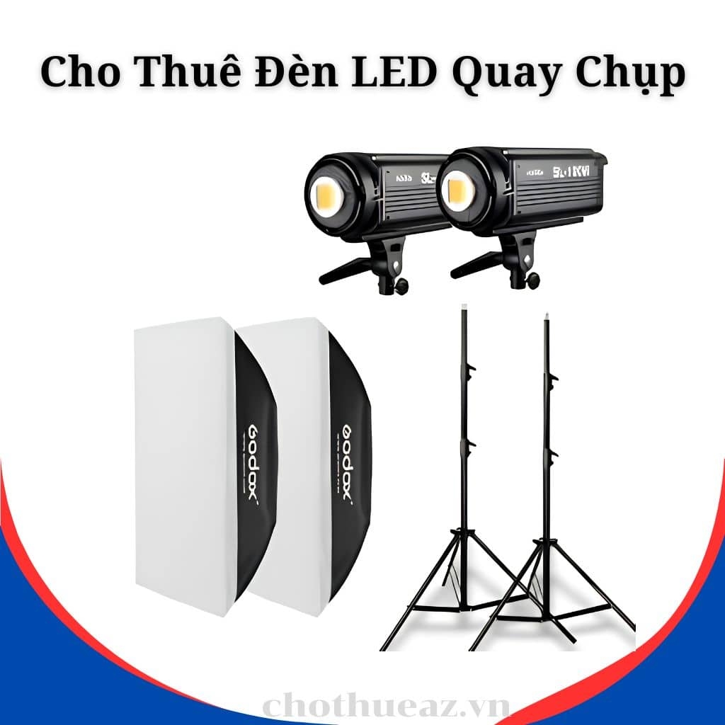 Cho Thuê Đèn LED Quay Chụp Chuyên Nghiệp Tại Hà Nội, Hải Phòng, Đà Nẵng, TP Hồ Chí Minh