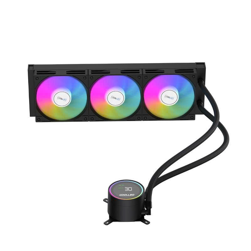TẢN NHIỆT NƯỚC CPU COOLLEO ICE FAIRY 360 DIG BLACK,WHITE (LCD HIỂN THỊ) VAT