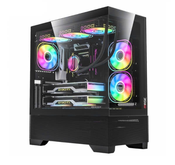 CASE MAGIC MIX FULL TOWER BACK.WHITE KÍNH (EATX,MATX) VAT