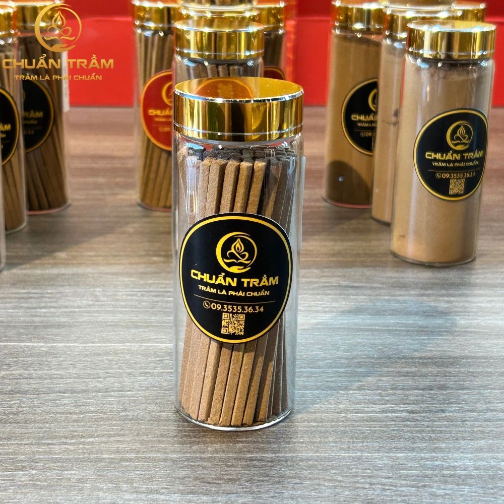 Nhang không tăm thanh nén trầm hương nguyên chất - Chuẩn Trầm