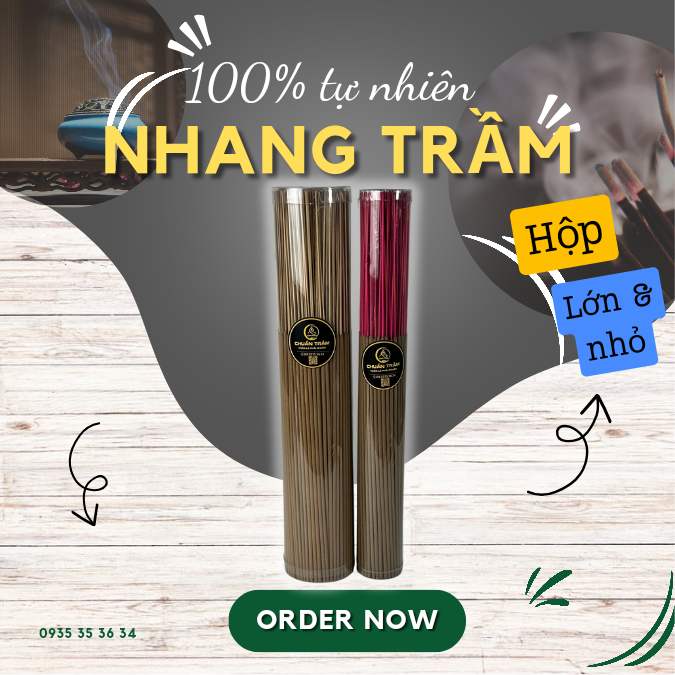 Nhang trầm hương nguyên chất - Chuẩn Trầm