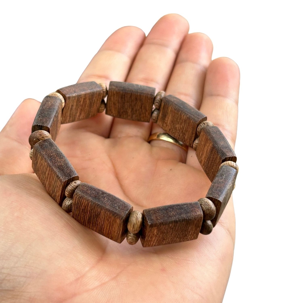 Lắc tay trầm hương banh Lào - Chuẩn Trầm