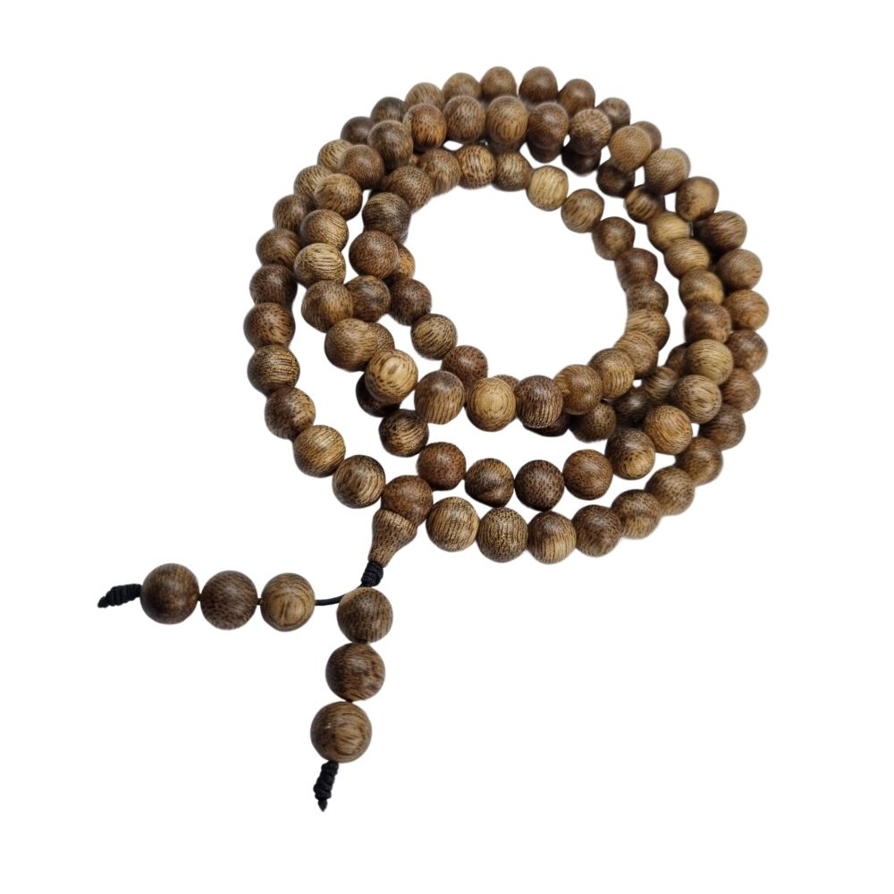 Vòng Tay Trầm Hương 108 Hạt tự nhiên Lào Rừng CHUẨN TRẦM - Vòng Tay phong thủy Tự Nhiên 100% Thời Trang Cho Nam Và Nữ