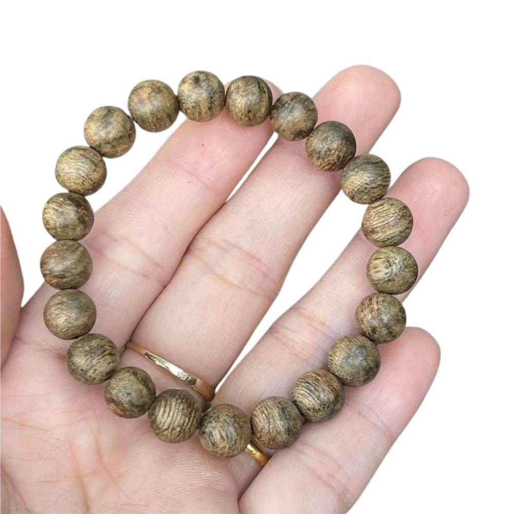 Vòng tay trầm hương banh đỏ Campuchia 8mm - Chuẩn Trầm