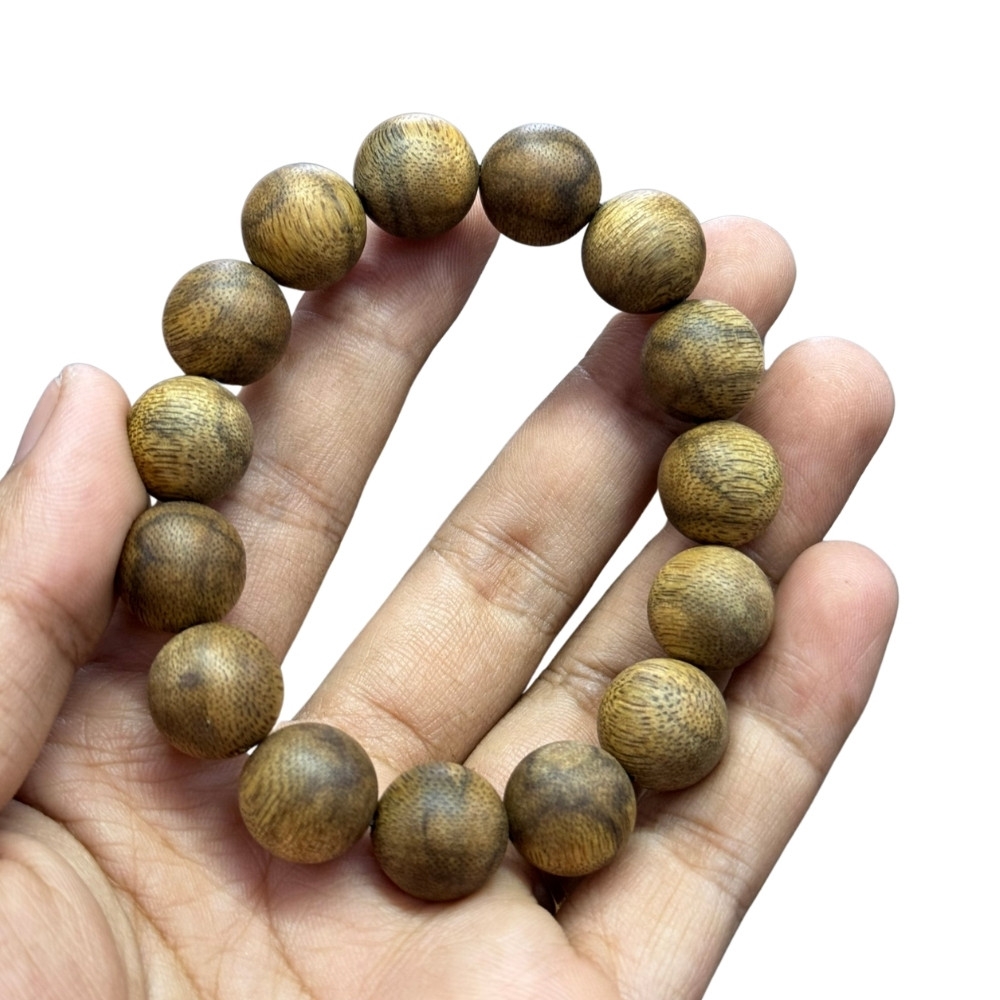 Vòng tay trầm hương quầng dầu Quảng Nam - Chuẩn Trầm