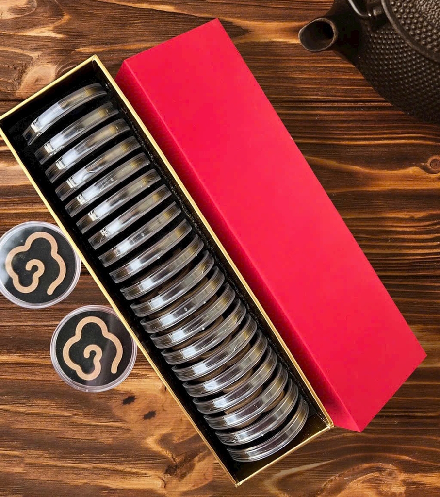 Hộp đựng và đốt nhang vân mây trầm hương - Chuẩn Trầm