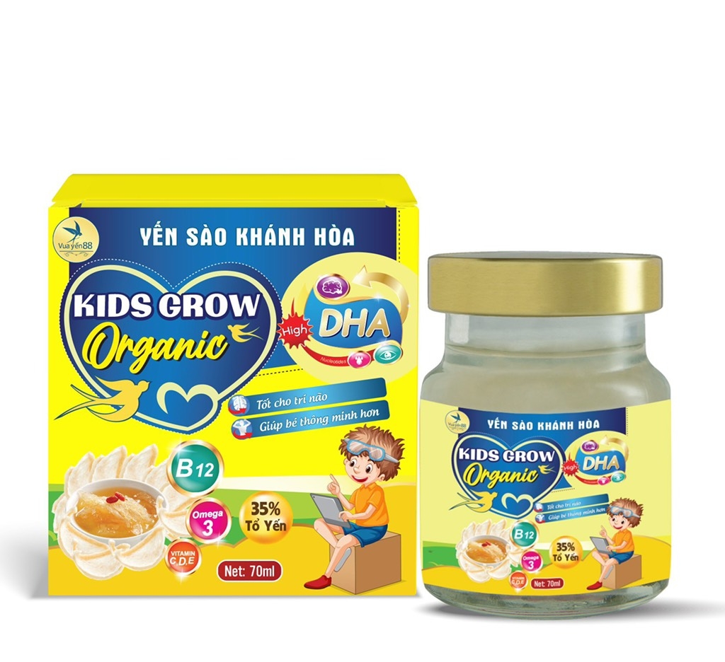 Yến sào Khánh hoà OGANIC kids grow