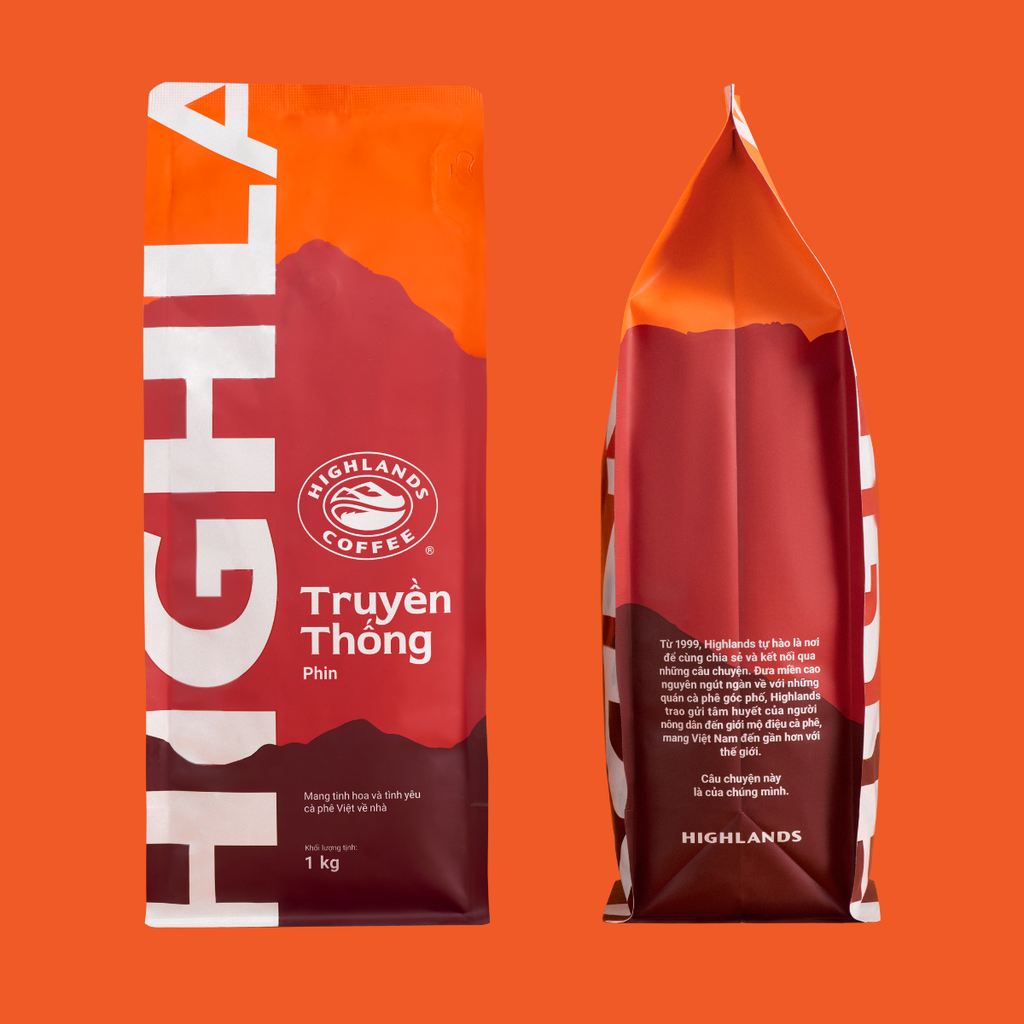 Cà phê rang xay Truyền Thống Highlands Coffee