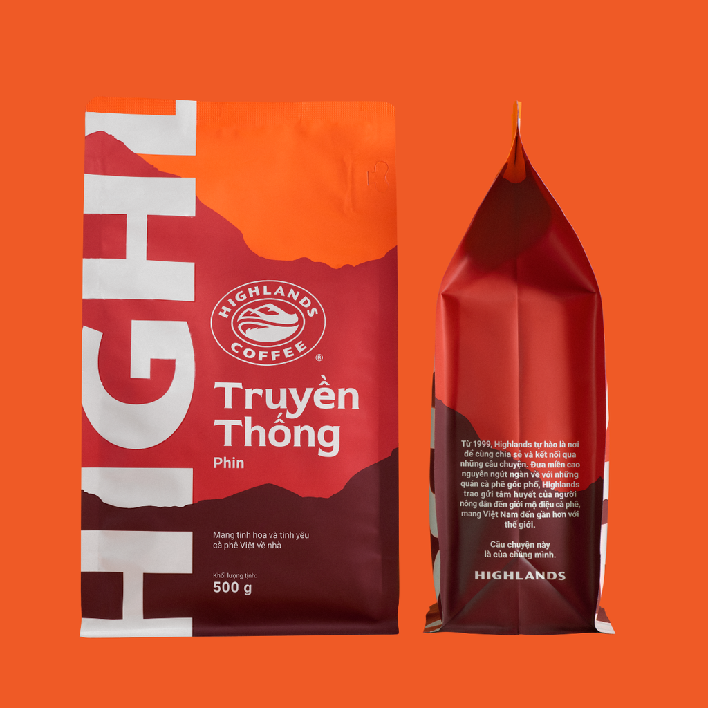 Cà phê rang xay Truyền Thống Highlands Coffee