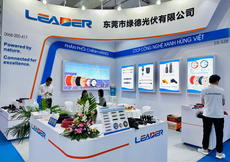 Dây cáp điện Leader 6mm (Solar cable 1*6MM2) (1500V H1Z2Z2-K- cuộn 1000m sx2024)