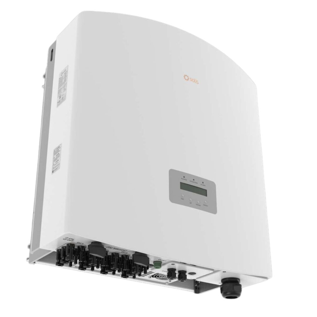 Biến tần Inverter (nghịch lưu) dùng trong hệ thống điện mặt trời, Công suất 50KW, 3 pha, nối lưới bám tải, hiệu Solis Model: Inverter Solis 3P50KW-4G-DC