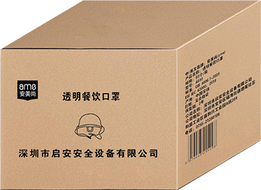 Khẩu trang trong suốt A610 (Thương hiệu AMS, Hộp 10 cái)