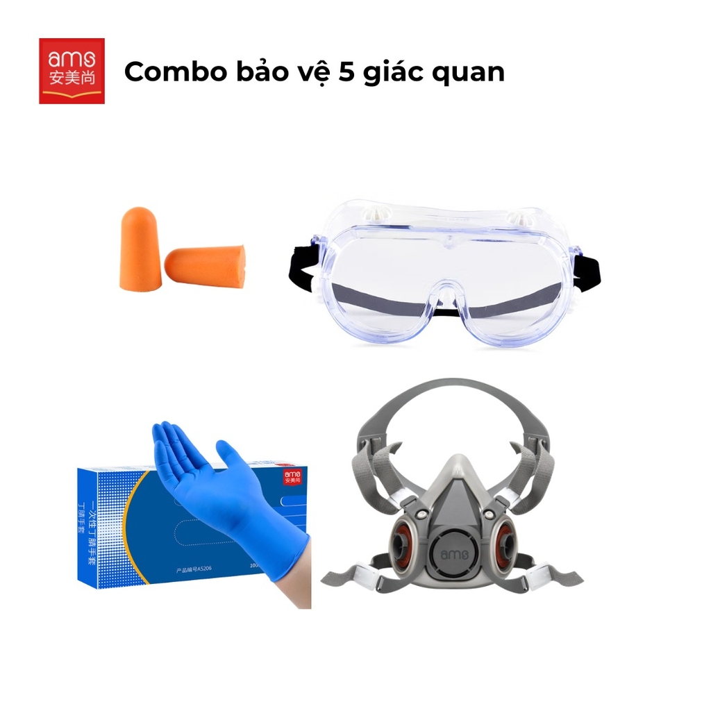 Combo bảo hộ 5 giác quan cho phun thuốc sâu cho cây cà phê, sầu riêng, hồ tiêu
