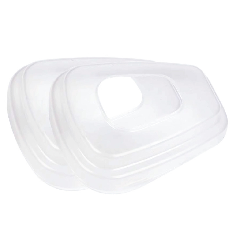 Nắp che tấm lọc của mặt nạ phòng độc, mã A8502 (Thương hiệu: AMS, Phụ kiện nắp hộp lọc mặt nạ hai phin lọc)