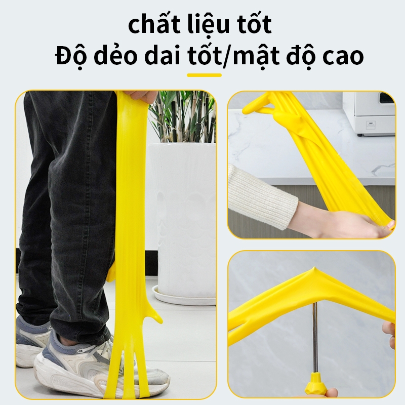Găng tay Ams chống hoá chất axit kiềm EN388, EN420 model: A538