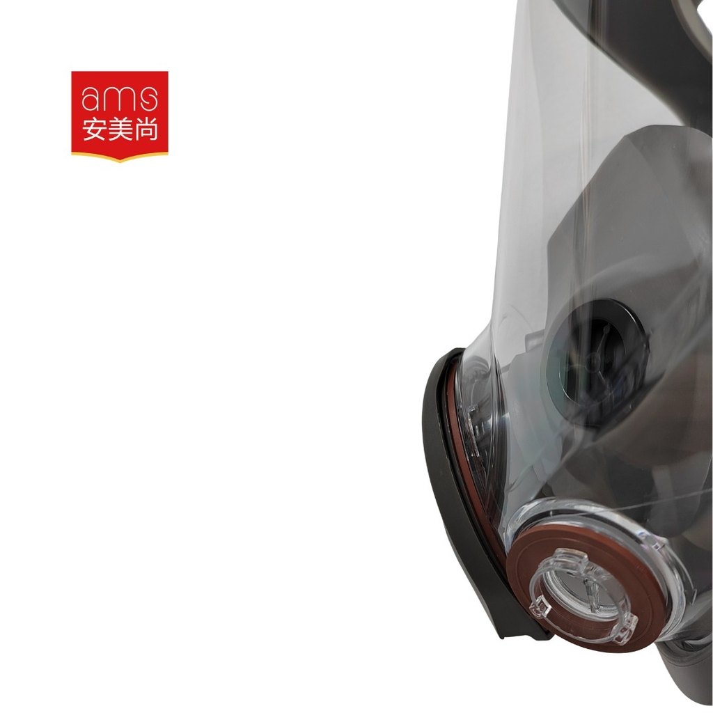 安美尚 A680 硅胶双罐防护全面具Mặt nạ phòng độc Ams A680