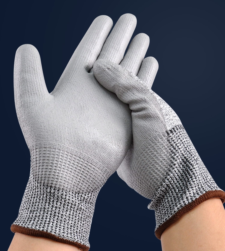 GĂNG TAY CHỐNG CẮT CẤP ĐỘ 5 tiêu chuẩn EN338 An toàn khi làm việc, lao động, thao tác chuẩn xác AMS1006