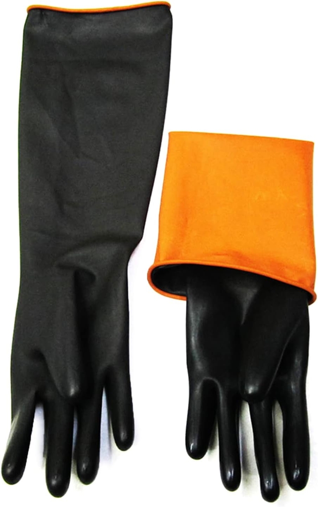 Chemical-resistant rubber gloves brand AMS (acid- and alkali-resistant) A539, A5392, A5395