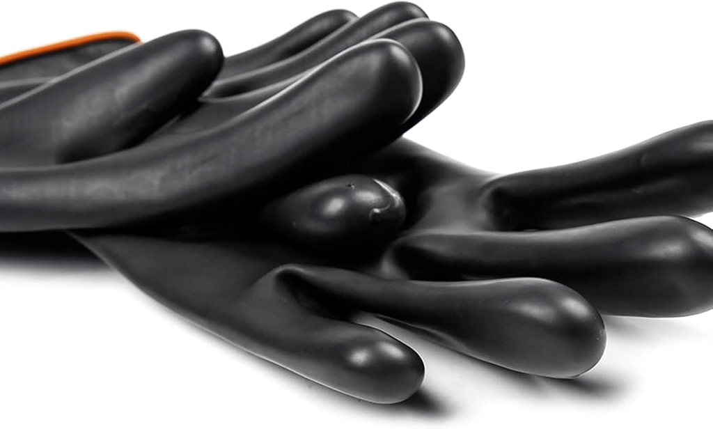 Chemical-resistant rubber gloves brand AMS (acid- and alkali-resistant) A539, A5392, A5395