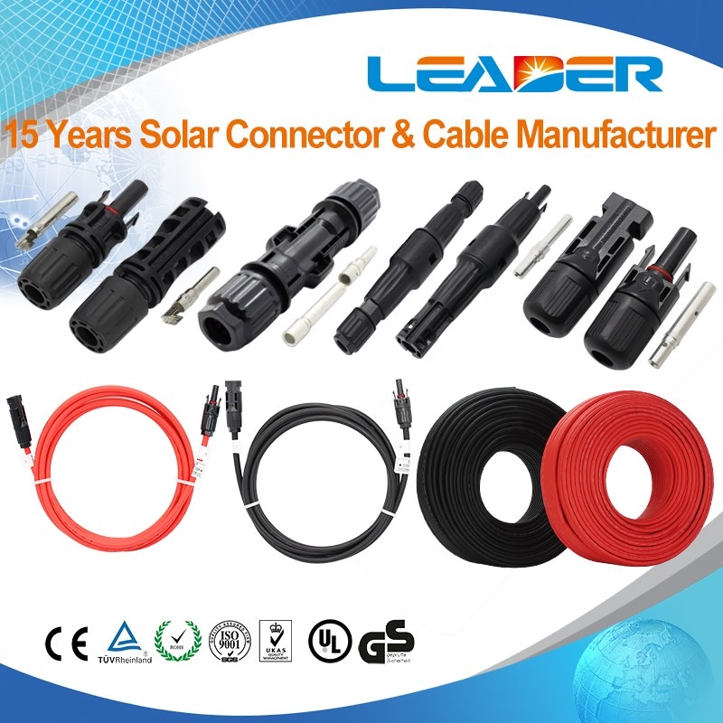 Dây cáp điện Leader 10mm (Solar cable 1*10MM2) (1500V H1Z2Z2-K- cuộn 1000m sx 2024)