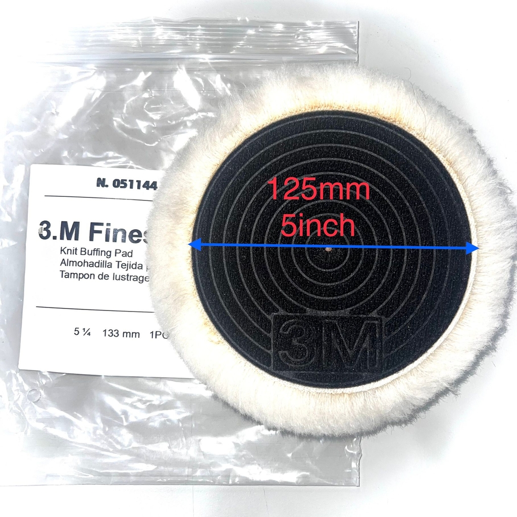 Phớt lông cừu 1 mặt 5inch đánh bóng xe máy ô tô