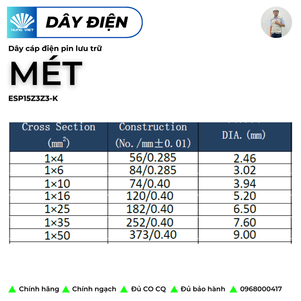 Dây dẫn điện bọc plastic dùng cho pin lưu trữ TUV 2PfG 2693/CE, điện áp 1500V, tiết diện lõi:35mm2, hiệu LEADER