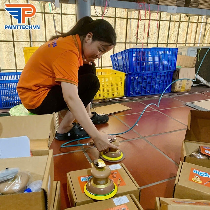 Máy Chà Nhám Hơi RUSA 009 5 inch