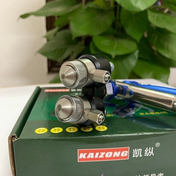 Súng Phun Xi Mạ 2 Đầu Kaizong