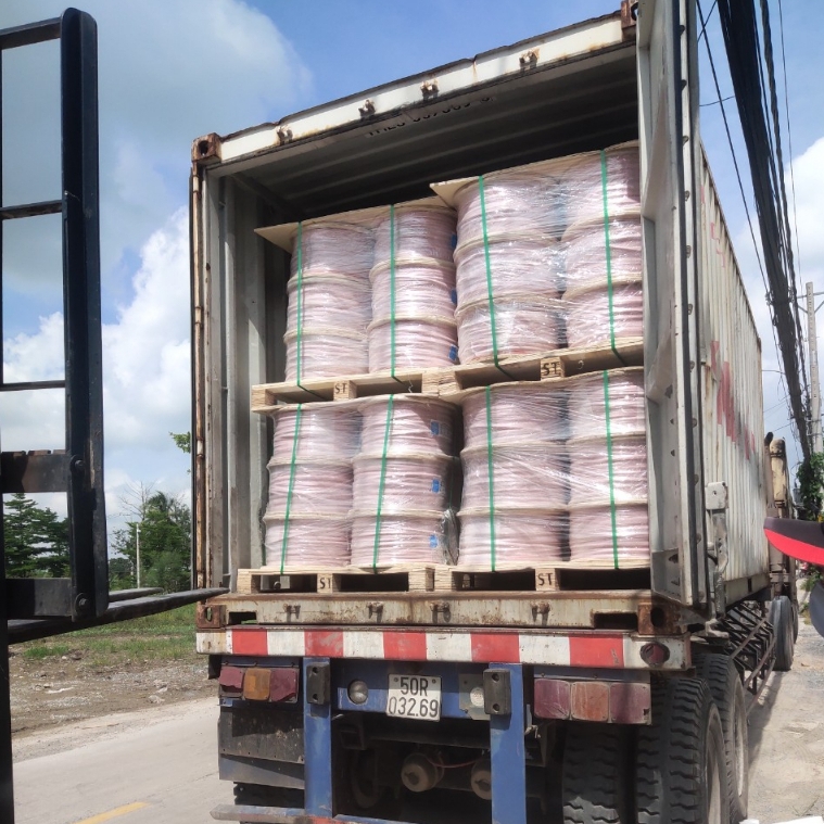 Dây cáp điện Leader 4mm (Solar cable 1*4MM2) (1500V H1Z2Z2-K - cuộn 1000m sx2024)