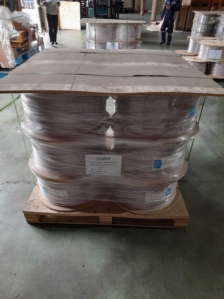 Dây cáp điện Leader 4mm (Solar cable 1*4MM2) (1500V H1Z2Z2-K - cuộn 1000m sx2024)