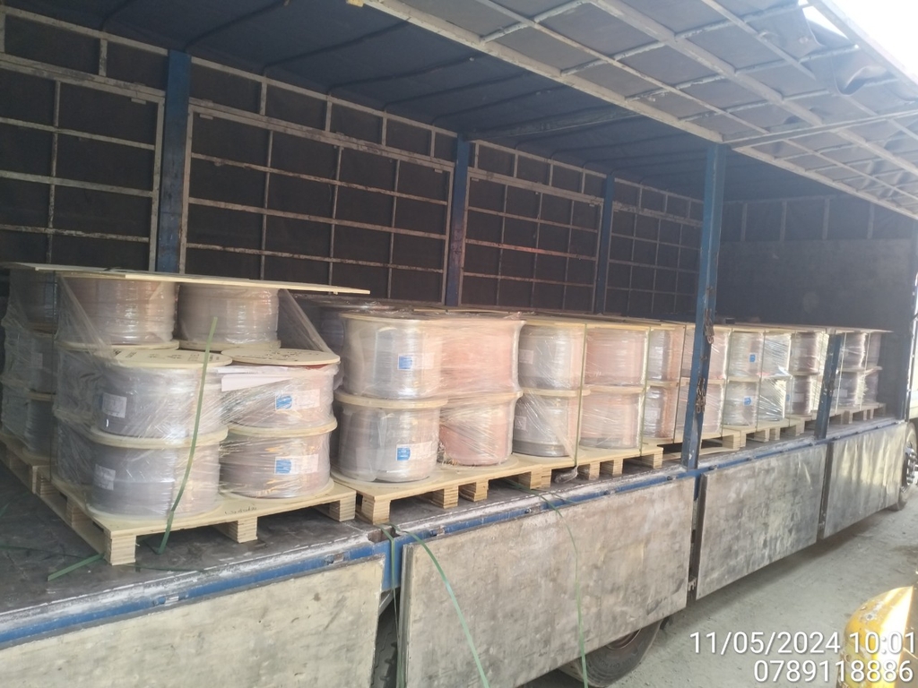 Dây cáp điện Leader 4mm (Solar cable 1*4MM2) (1500V H1Z2Z2-K - cuộn 1000m sx2024)