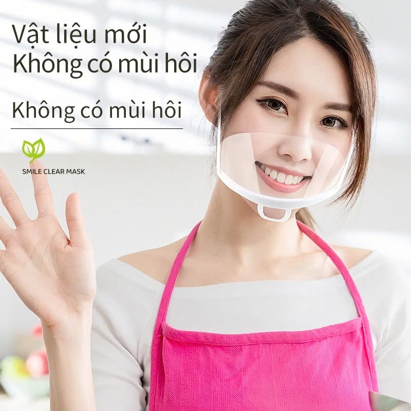 Khẩu trang trong suốt A610 (Thương hiệu AMS, Hộp 10 cái)
