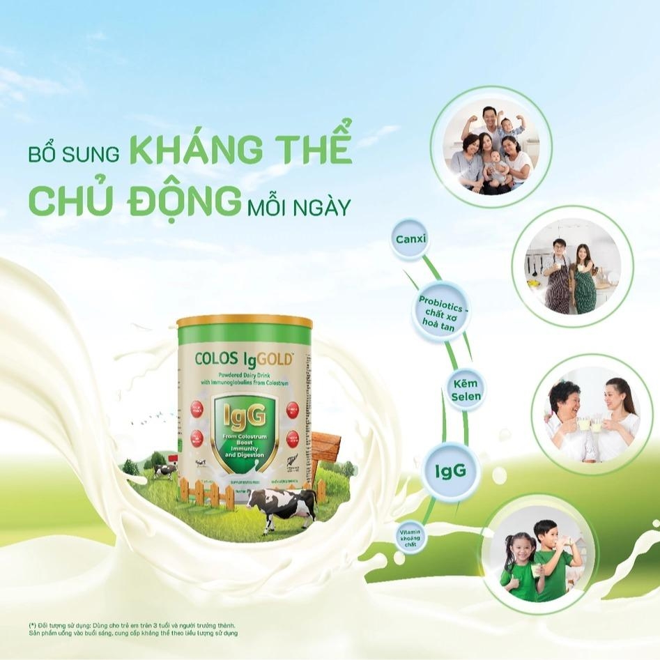 Thực phẩm bổ sung sữa non COLOS IgGOLD (COLOS IgGOLD LON)