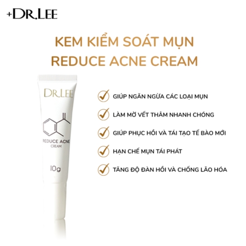 Kem dưỡng mờ thâm mụn, hỗ trợ dưỡng sáng da +Dr.Lee Reduce Acne CreaM