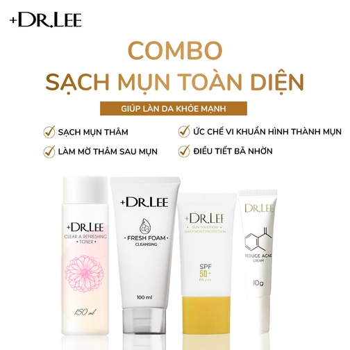 Bộ chăm sóc da mụn toàn diện +Dr.lee  4,9