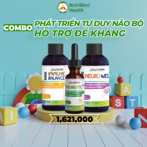 Combo cho bé hỗ trợ phát triển Não bộ - Tăng Đề kháng