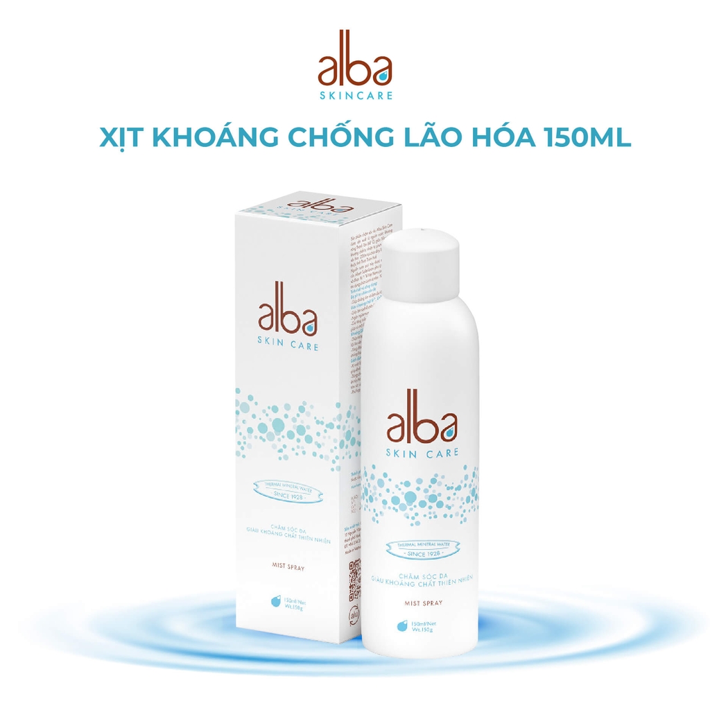 Xịt khoáng chăm sóc da giàu khoáng chất thiên nhiên Alba Skincare 150ml