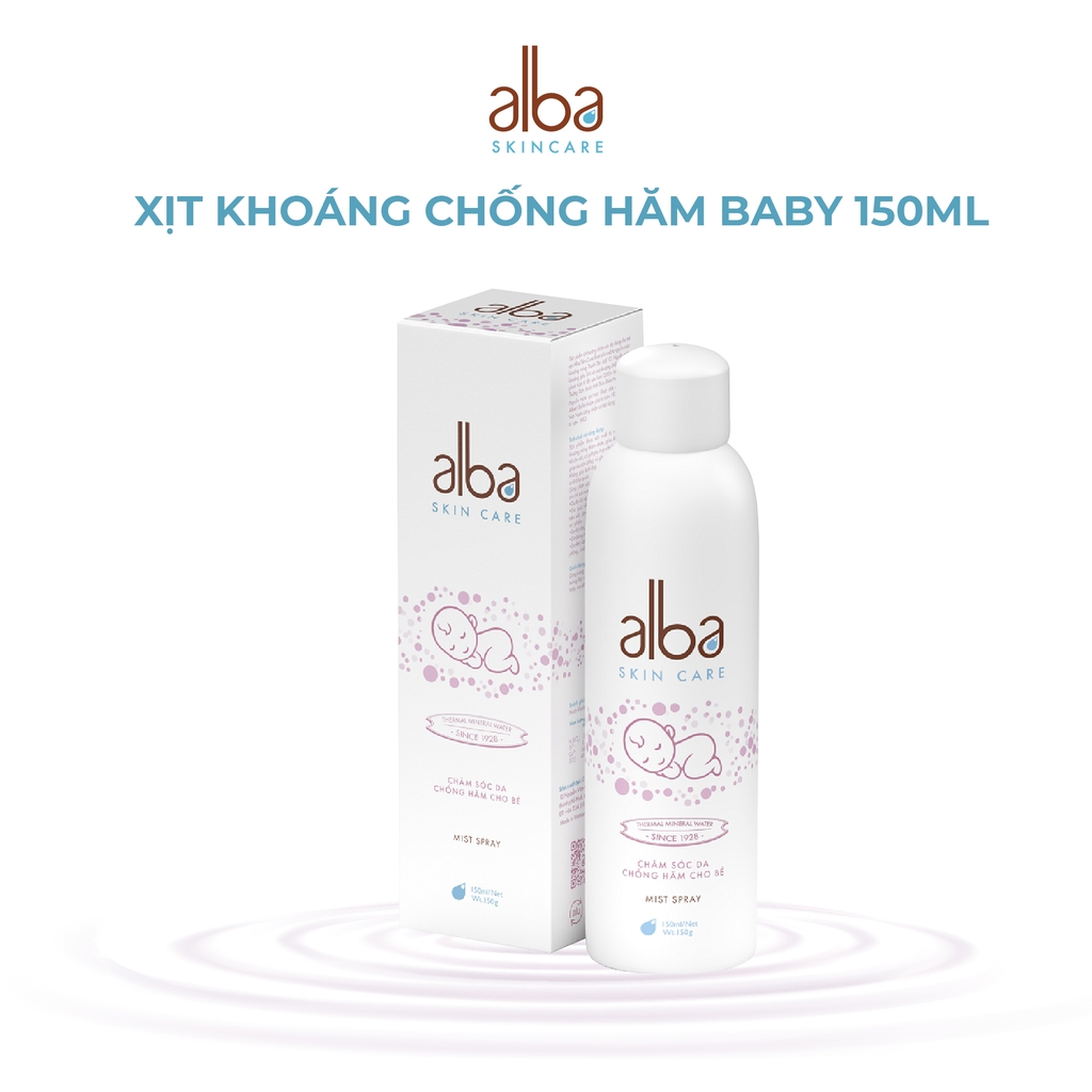 Xịt khoáng chống hăm cho bé Alba 150ml