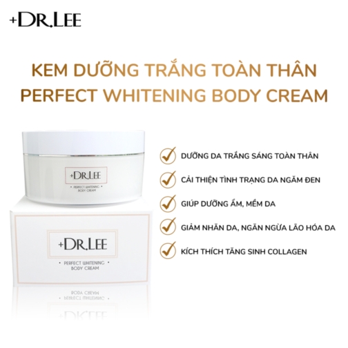 Kem dưỡng da trắng sáng toàn thân +Dr.lee Perfect Whitening Body Cream