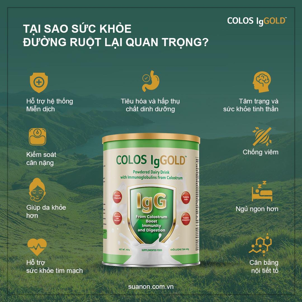 Thực phẩm bổ sung sữa non COLOS IgGOLD (COLOS IgGOLD LON)