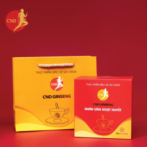 Thực phẩm bảo vệ sức khỏe CND Ginseng nhân sâm hoạt huyết (kèm túi)