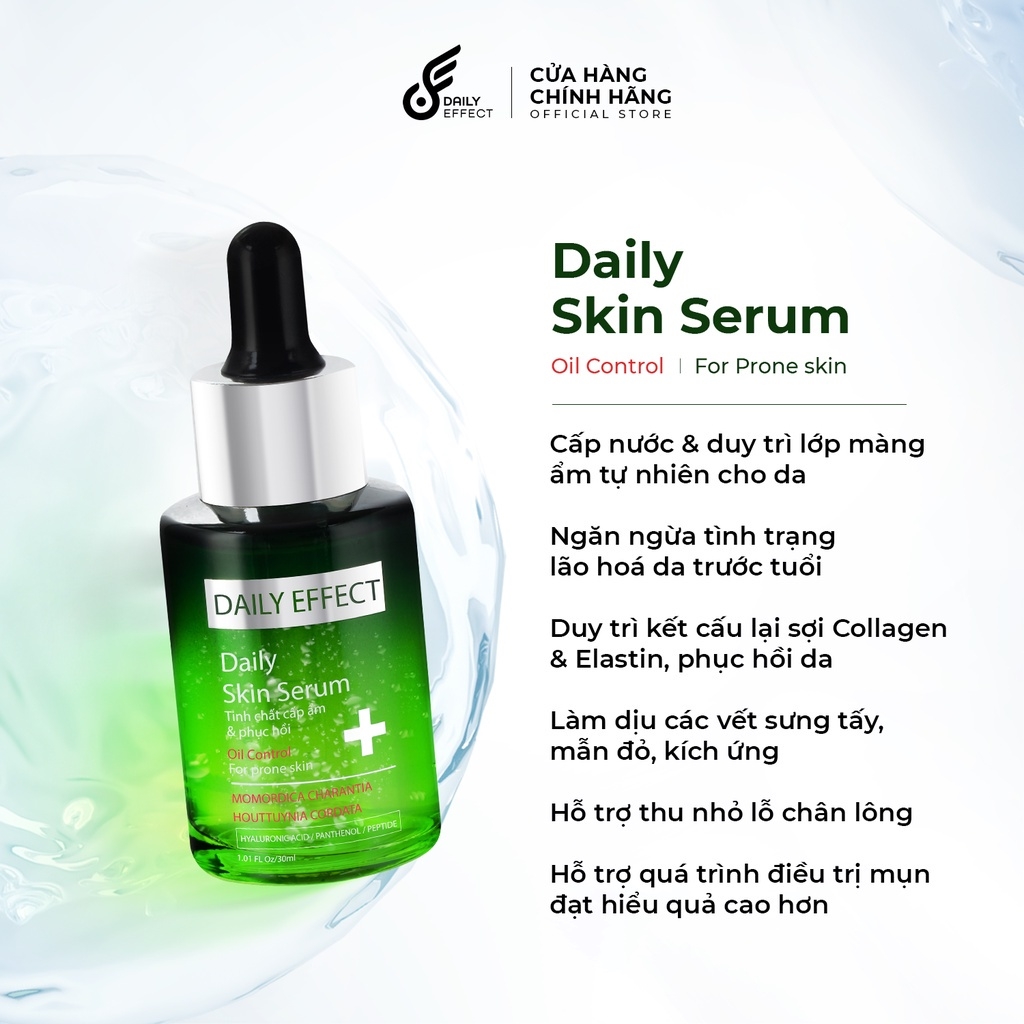 Serum Dưỡng Ẩm & Phục Hồi Da Căng Mịn DAILY EFFECT Nutriway