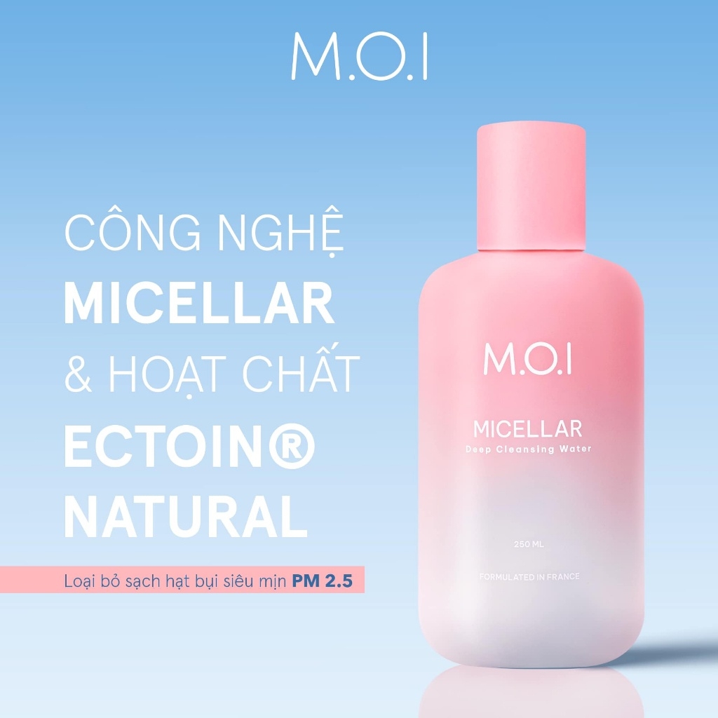 GIFT_Nước tẩy trang minisize by M.O.I 40ml - MOI Cosmectics