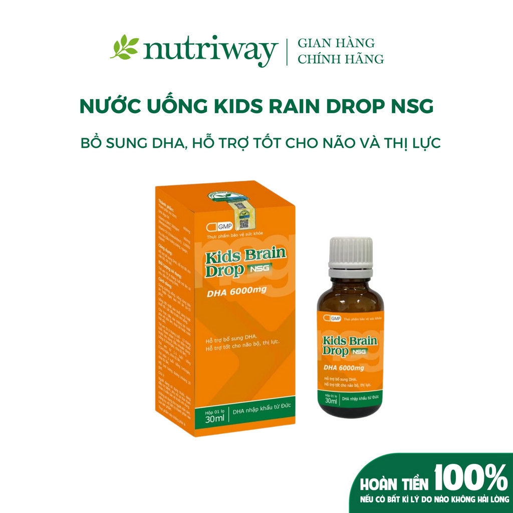 Thực phẩm bảo vệ sức khỏe Kids Brain Drop NSG