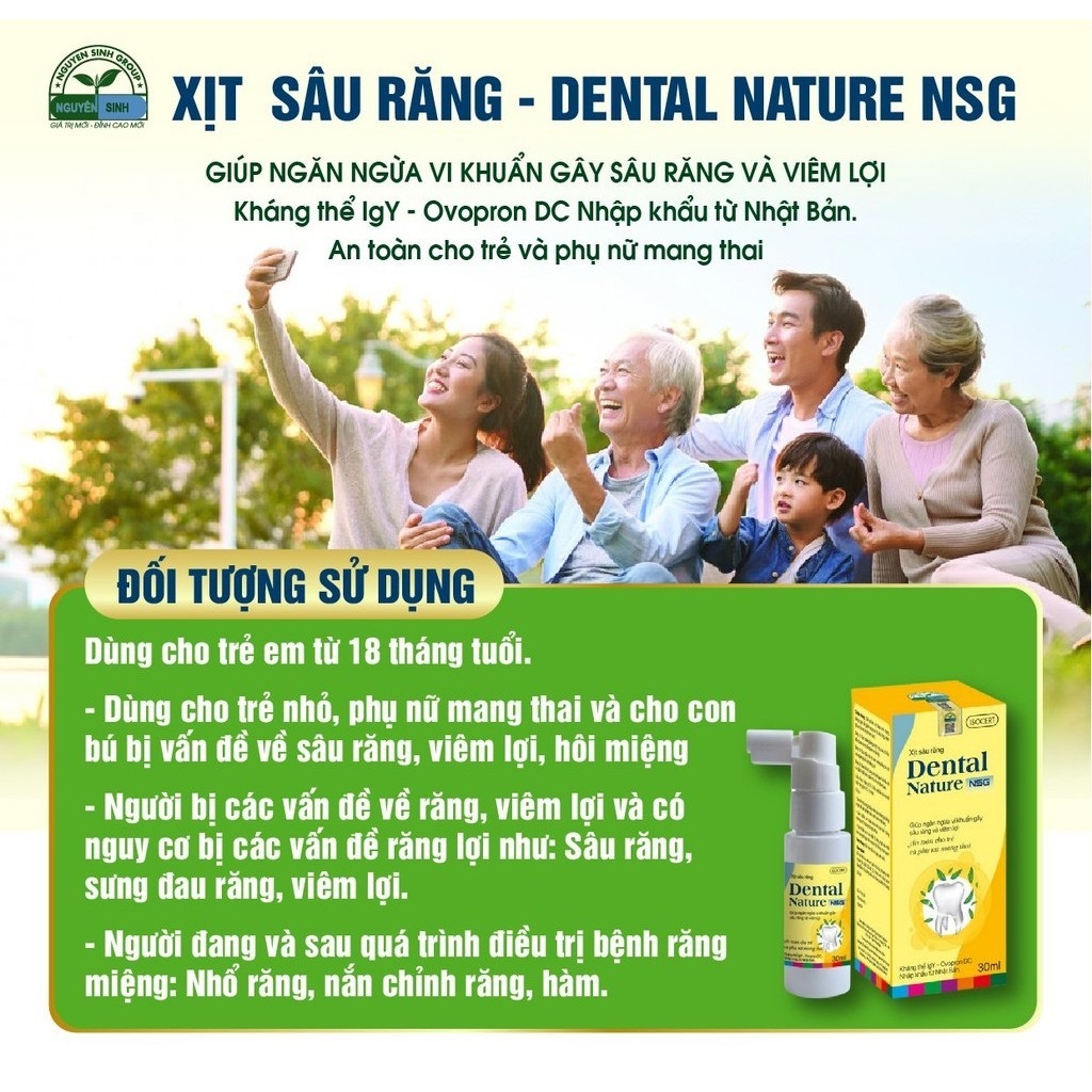 Xịt sâu răng Dental Nature NSG
