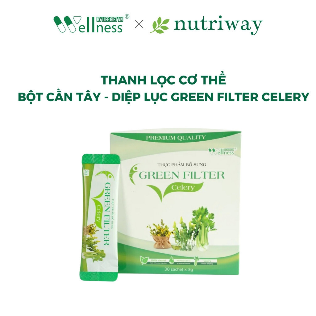 Thực phẩm bổ sung Green Filter Celery - Bột cần tây sấy lạnh bổ sung chất xơ
