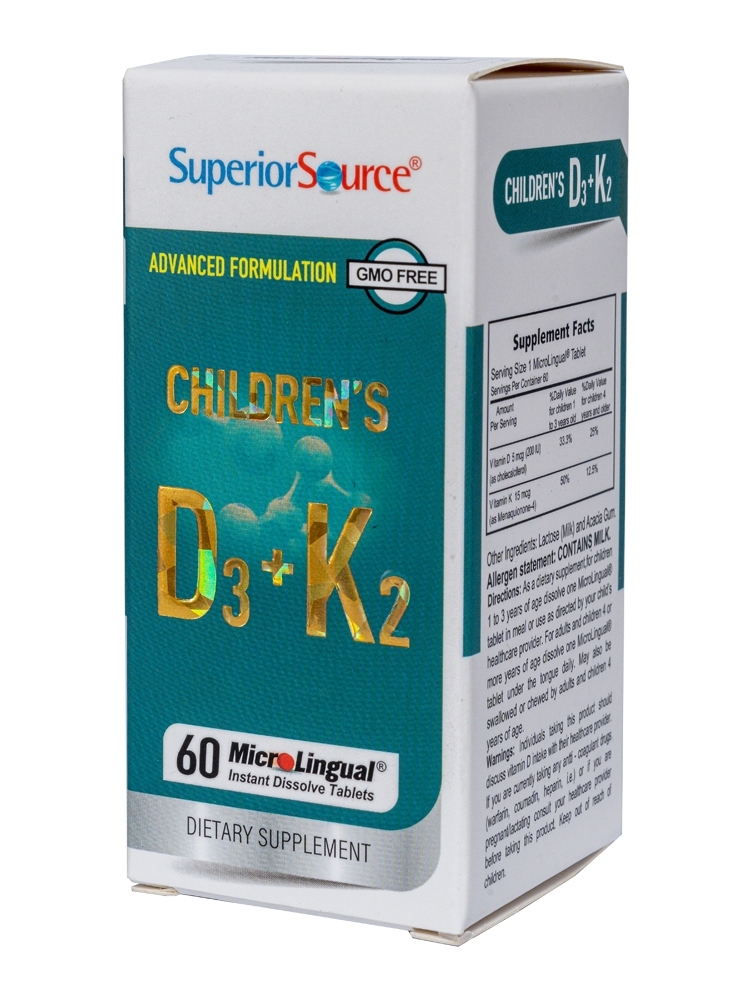 Thực phẩm bảo vệ sức khỏe CHILDREN’S D3 + K2
