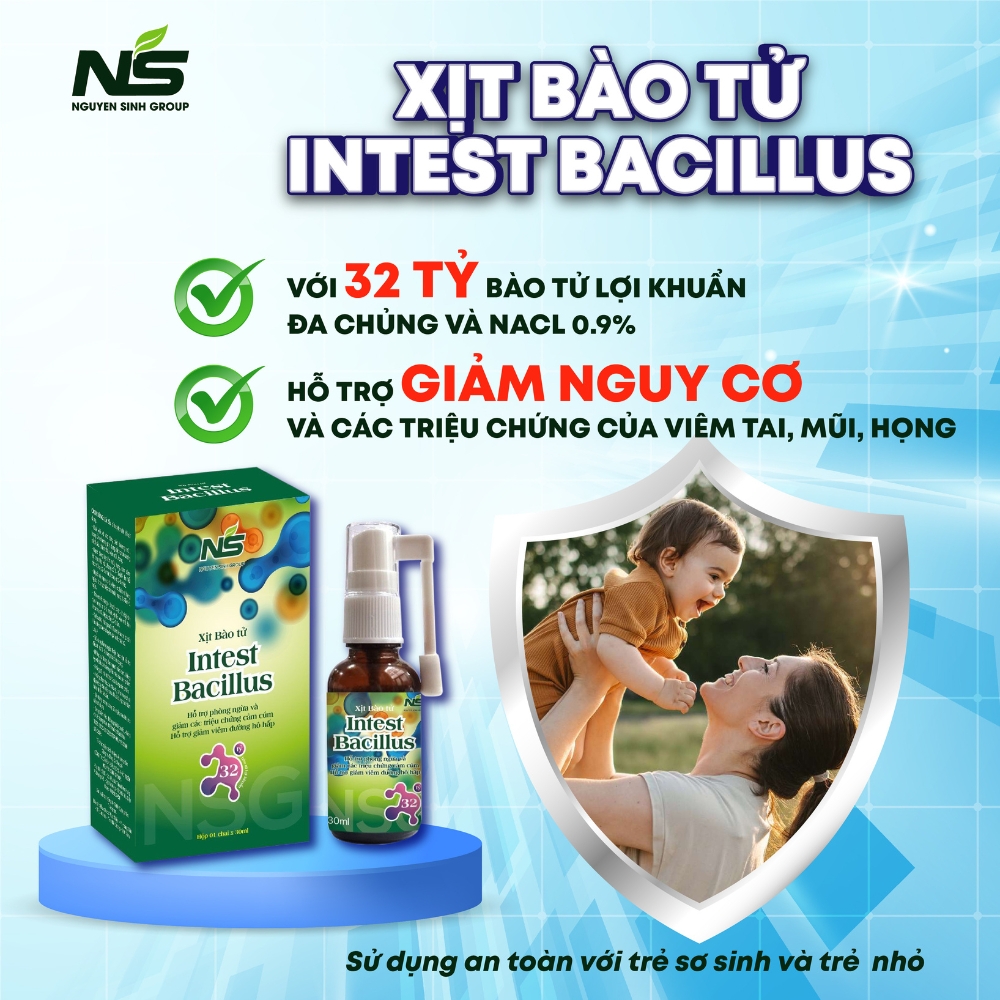 Xịt bào tử Intest Bacillus